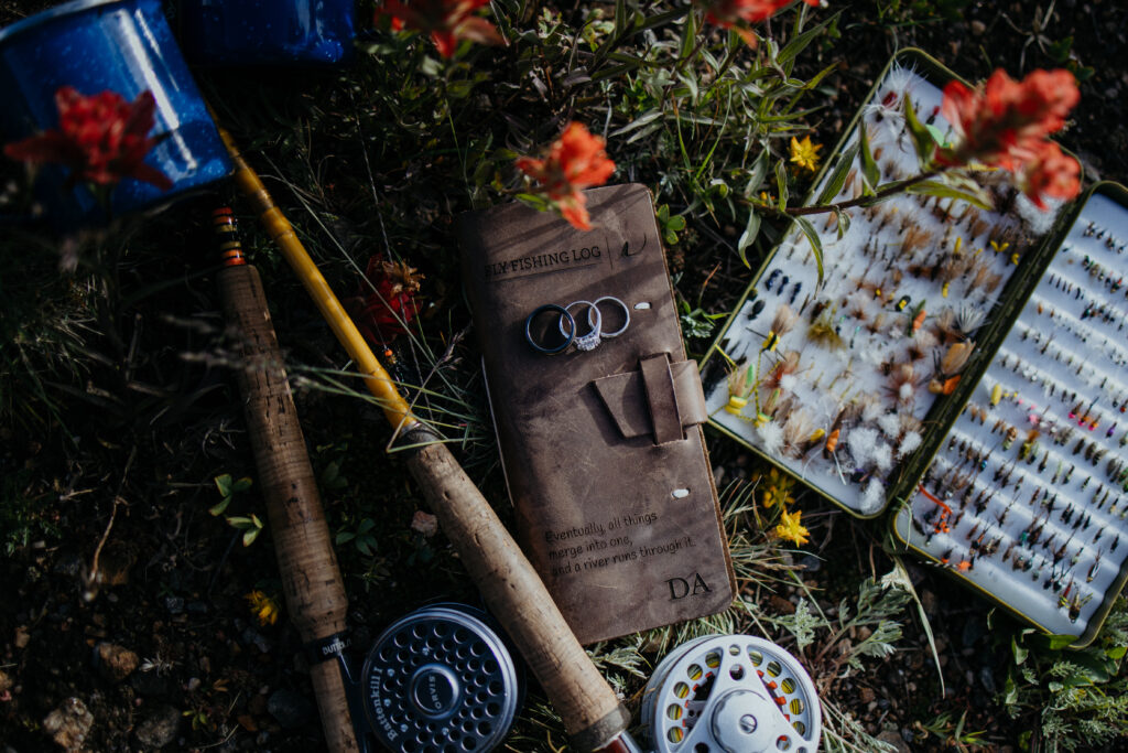 couples details from their elopement day - sunrise elopement