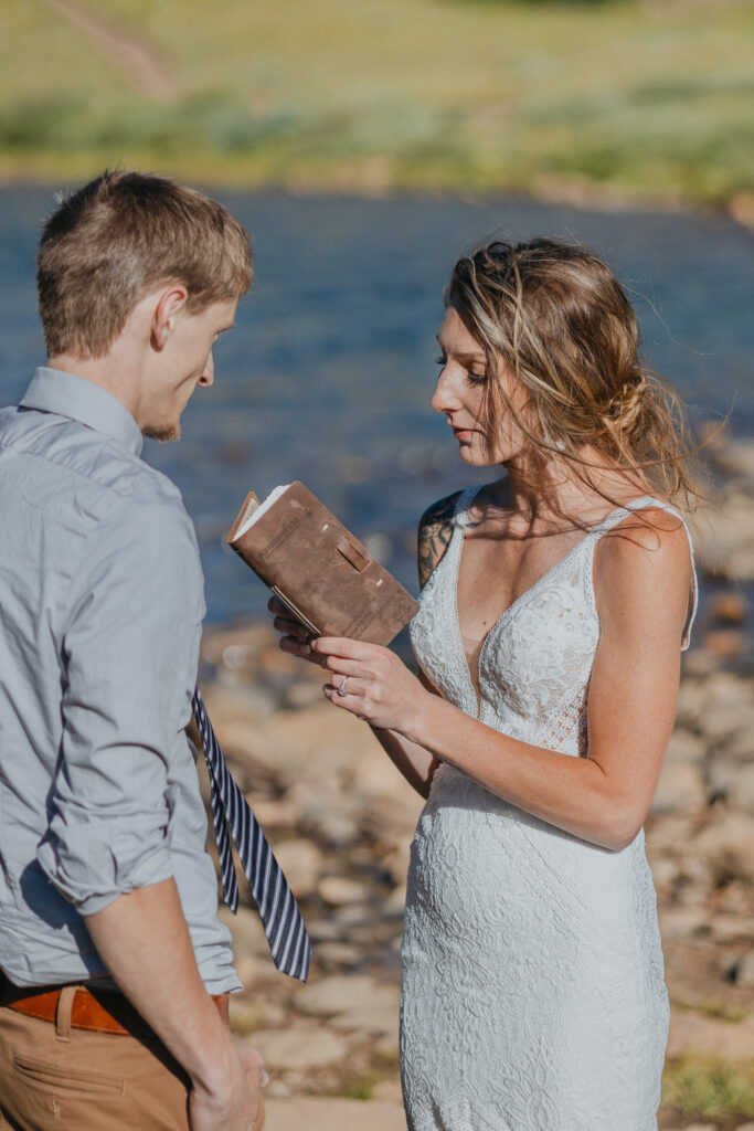 elopement day planning - early morning vows